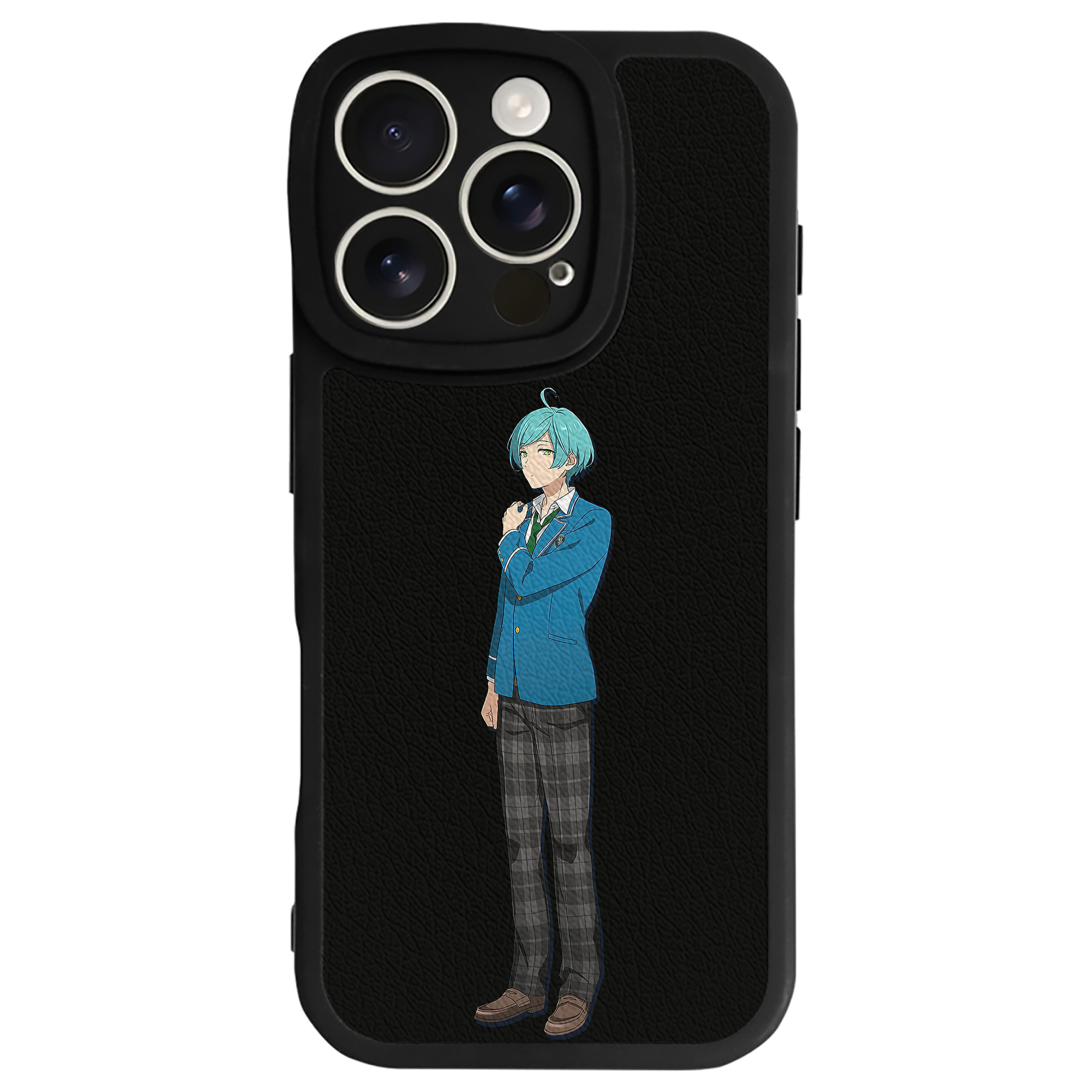 （画像用） あんさんぶるスターズ! Ensemble Stars 【iPhone 16シリーズ対応】シリコンスマホケース（レザー調） 材質：シリコン